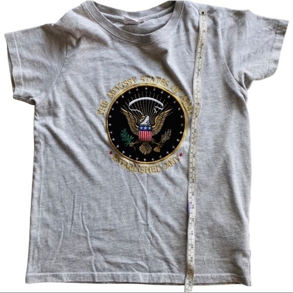 MOUSSY “the MOUSSY states of army” gray tee - Picture 6 of 7